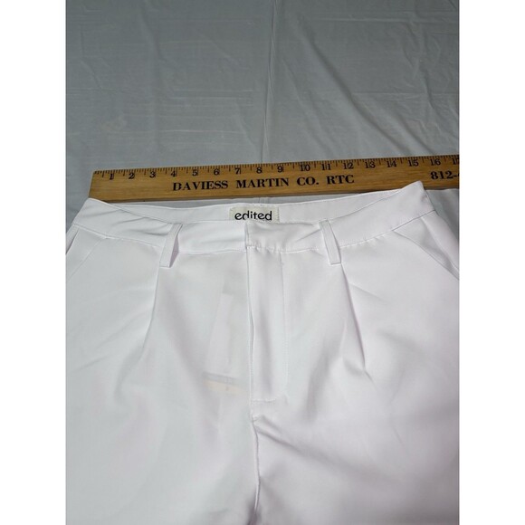Edited by Remi Bader Women's Trouser Short Size 8 White NWT - Picture 3 of 11